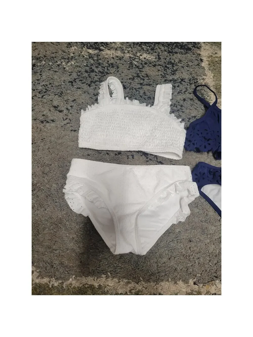 NWOT Bikini Set Bundle Navy White 2 Piece Swimsuit Sets Sperry Girls Size 6